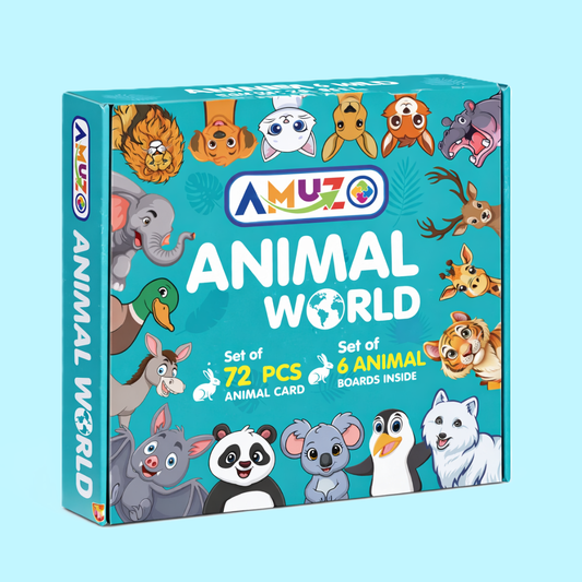 Animal World – Learn 72 animals | Puzzle, flash cards and timer