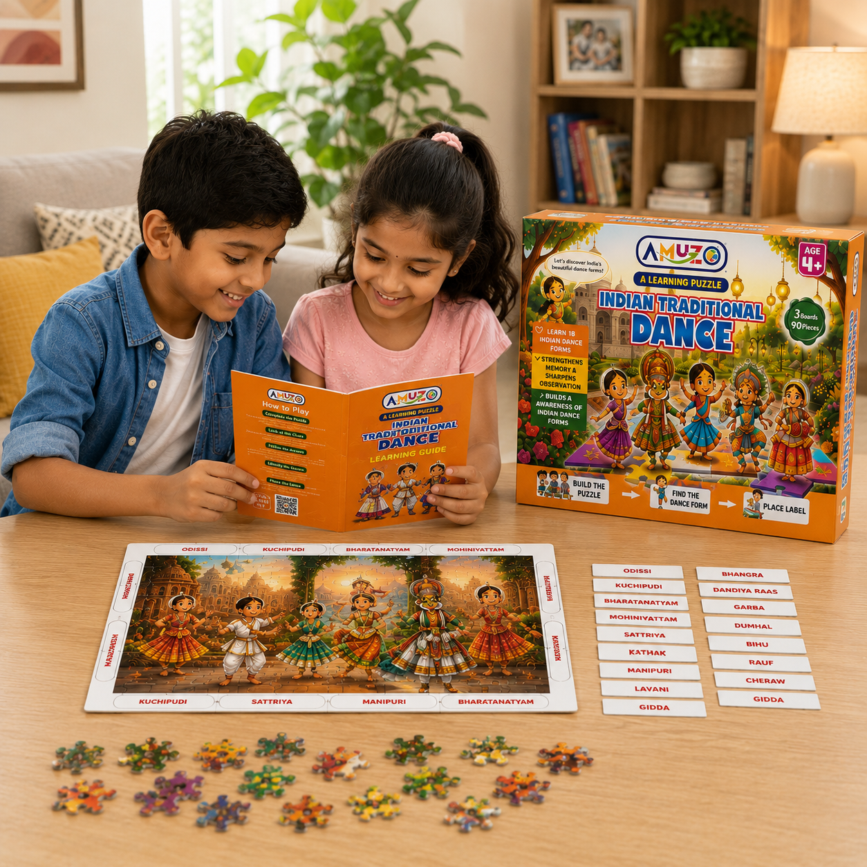 Amuzo India's Traditional Dance Form Learning Puzzle