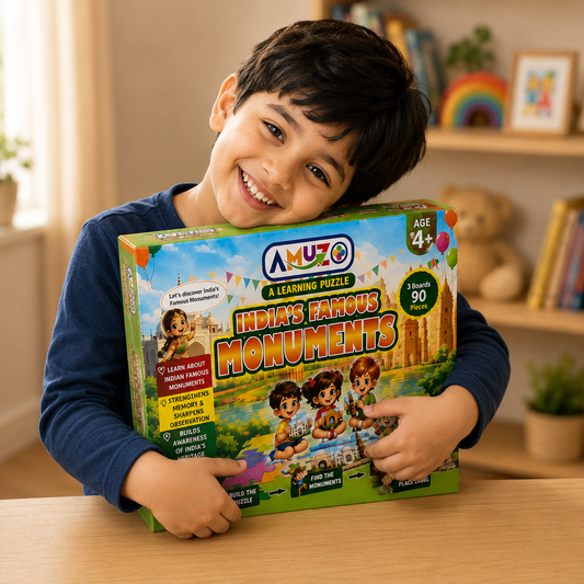 Amuzo India's Famous Monuments Learning Puzzle