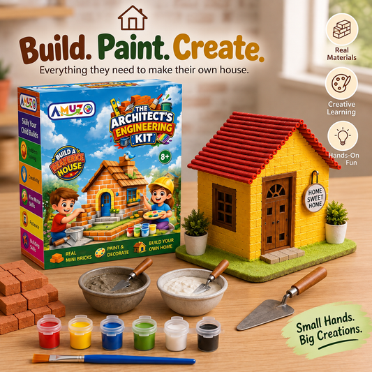 Build Your Own Real Brick House Kit