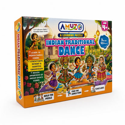 Amuzo India's Traditional Dance Form Learning Puzzle