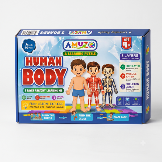 Amuzo Human Body Learning Puzzle