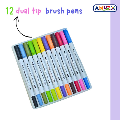 Mandala Magic Art Kit – DIY Craft Set with Brush Pens & Stamps