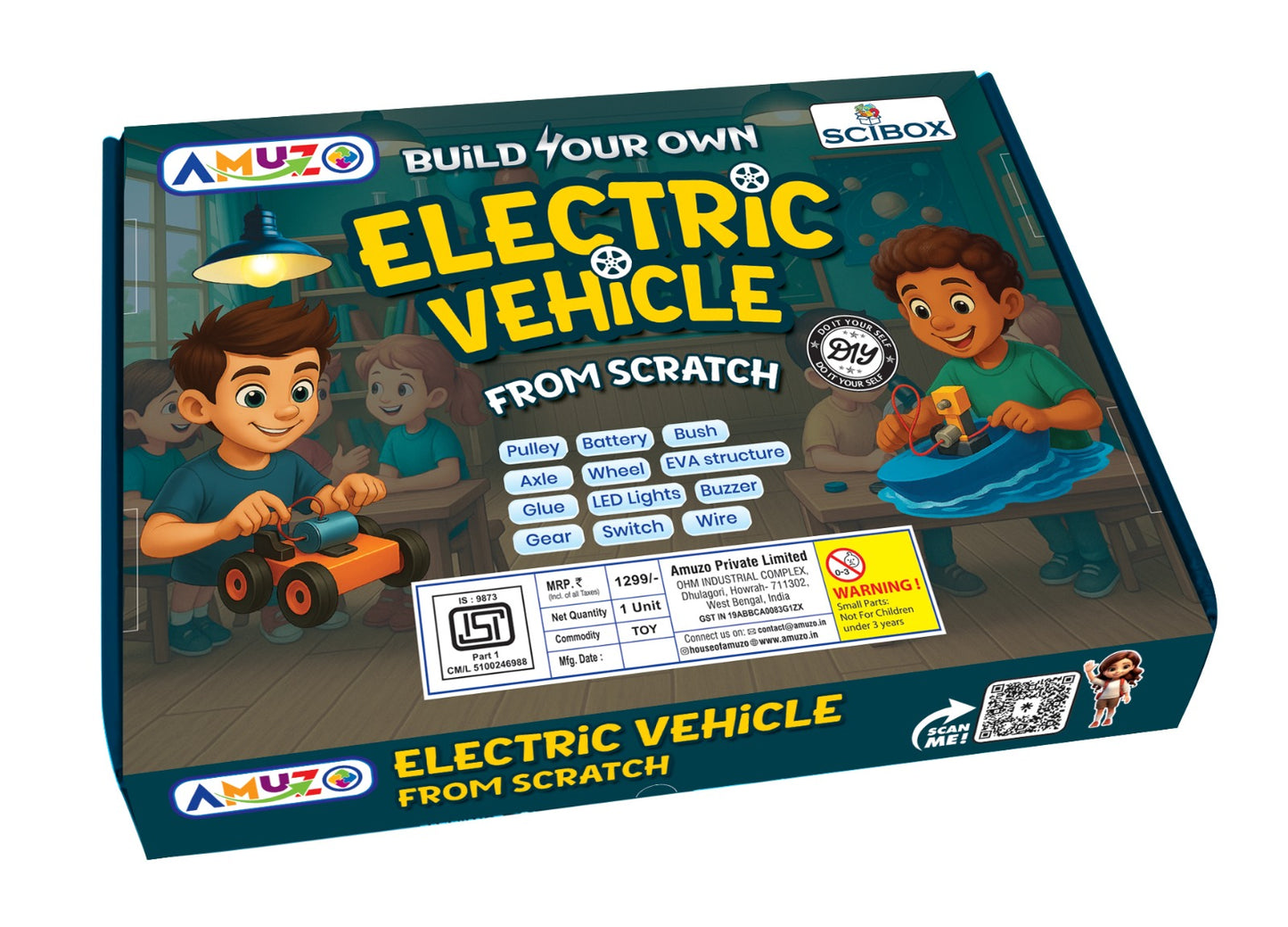 Scibox Electricity Explorer Kit – Fun & Safe Circuit Learning for Kids! 🔋💡